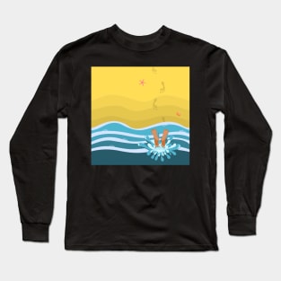 Bath time Long Sleeve T-Shirt